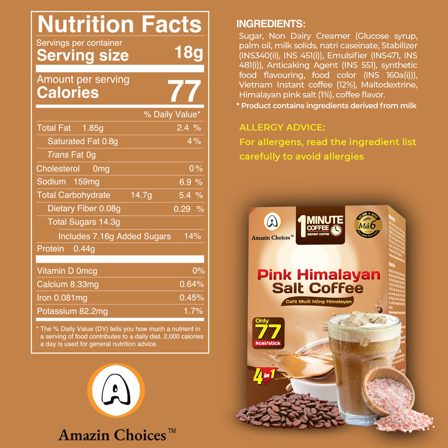 Pink Himalayan Salt Coffee