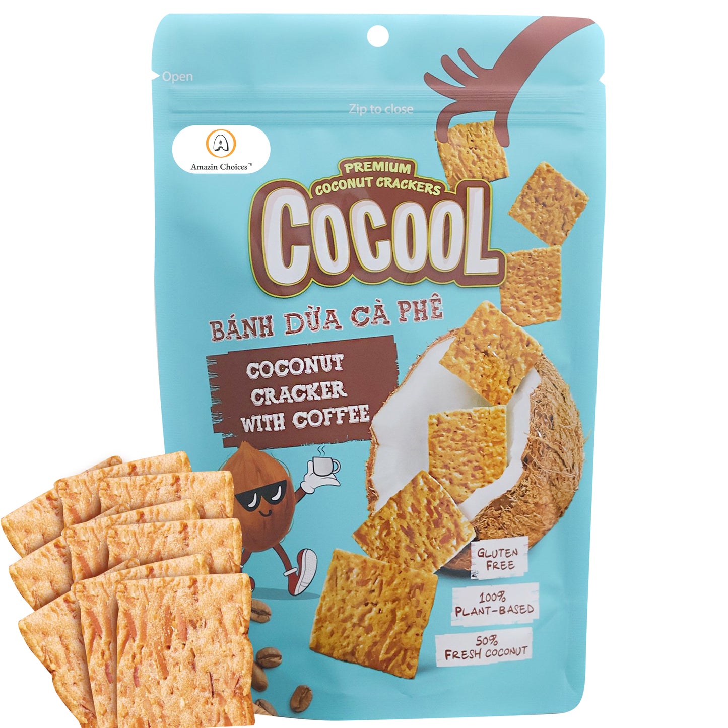 Coconut Cracker with Coffee