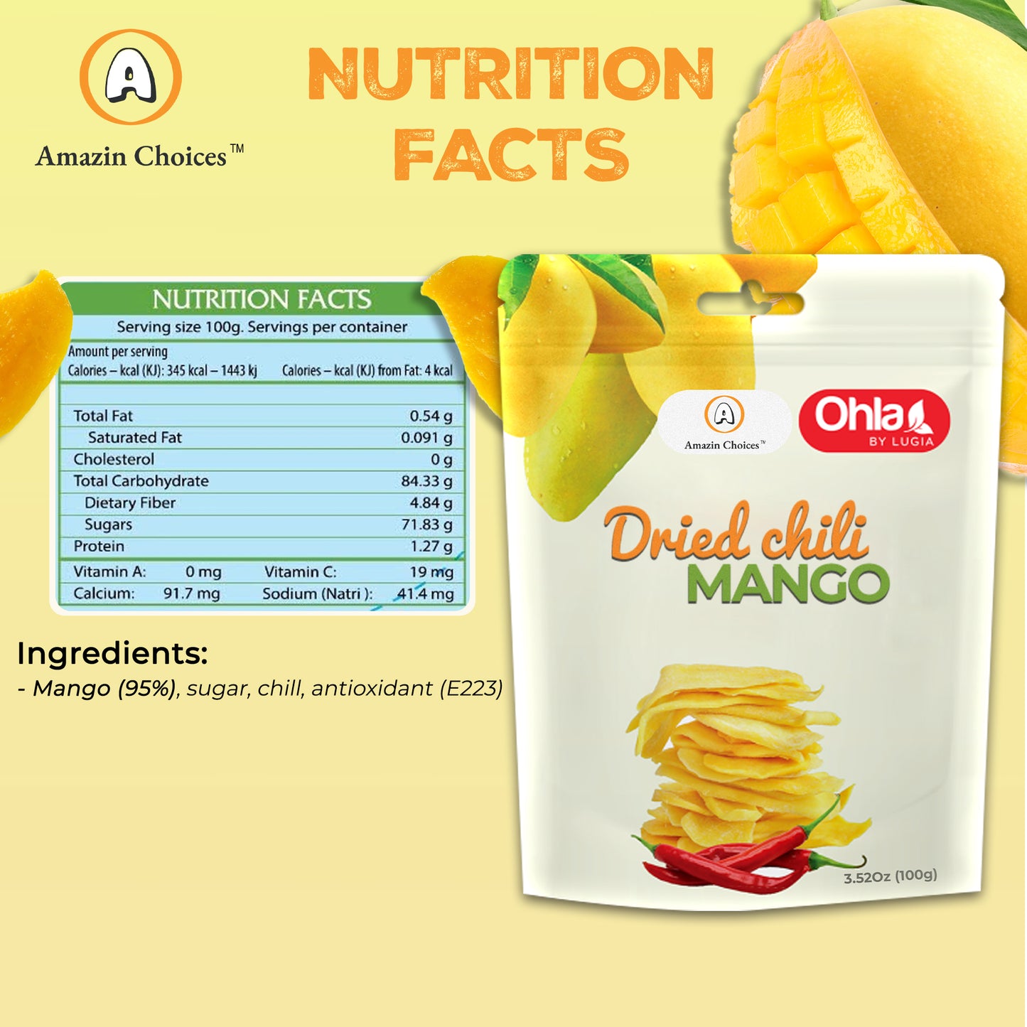 Dried Chilli Mango