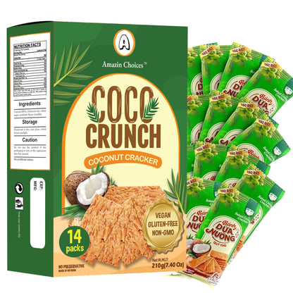 Baked Coconut Crackers