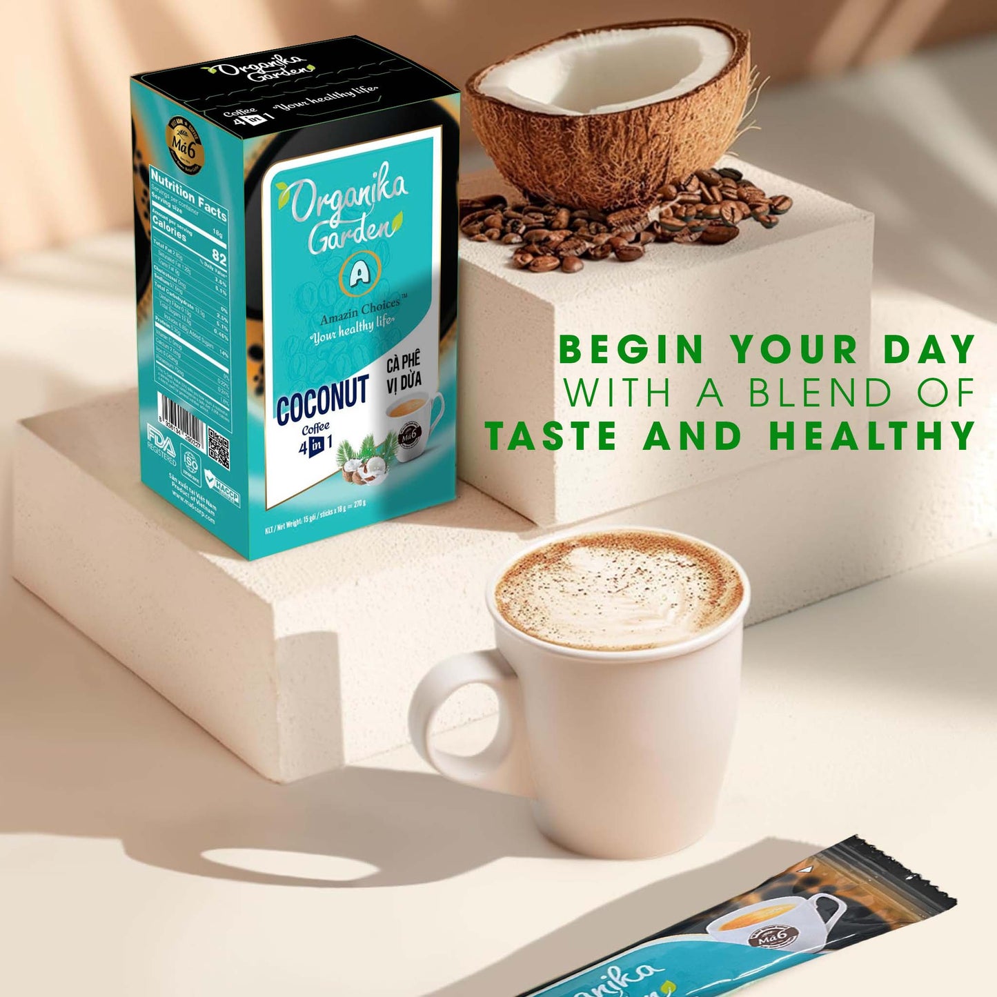 Coconut Instant Coffee