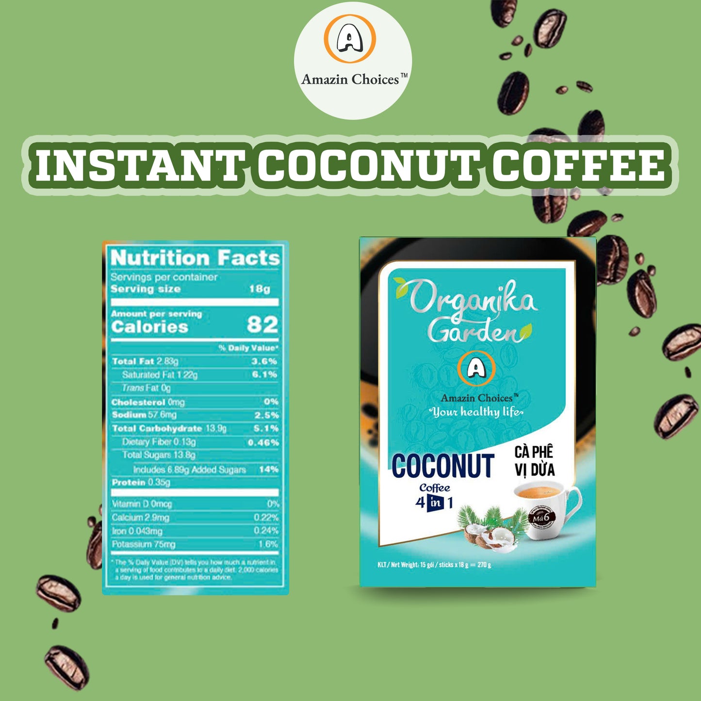 Coconut Instant Coffee