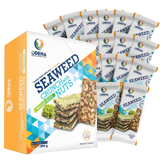 Seaweed Crunch with Nuts - Wasabi