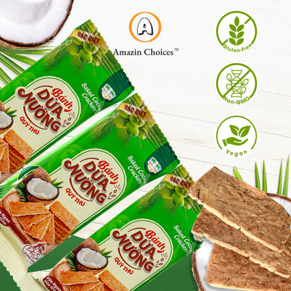 Baked Coconut Crackers