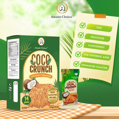 Baked Coconut Crackers